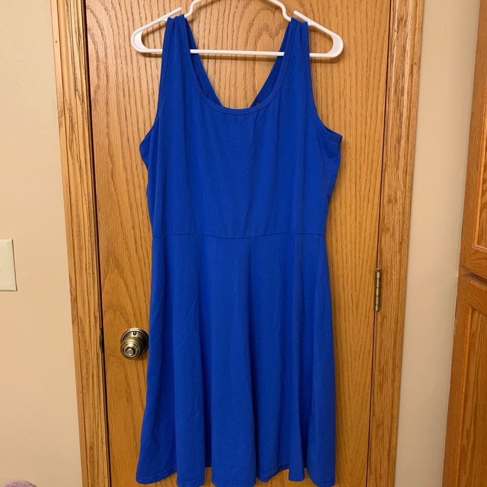 Blue dress